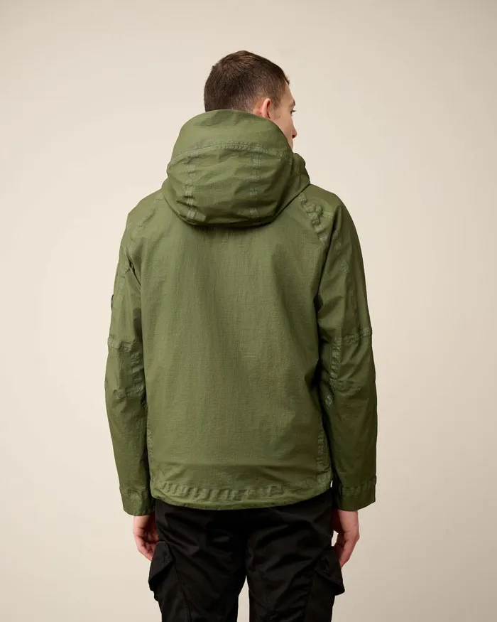 Man GORE GType Hooded Jacket Tender Shoots 8211 Green CP Company Jacket and Coats