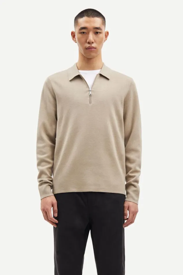 Man Guna Half Zip 10490 Pure Cashmere Samse Samse Knitwear
