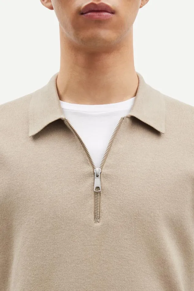 Man Guna Half Zip 10490 Pure Cashmere Samse Samse Knitwear