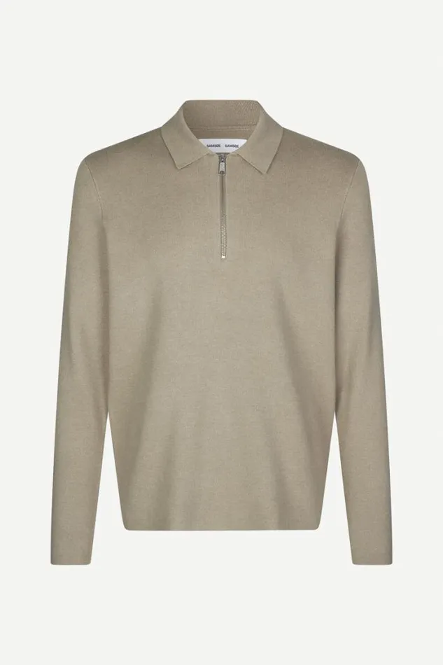 Man Guna Half Zip 10490 Pure Cashmere Samse Samse Knitwear