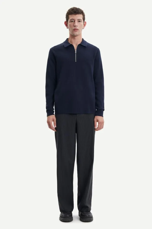 Man Guna Half Zip 10490 Salute Samse Samse Knitwear