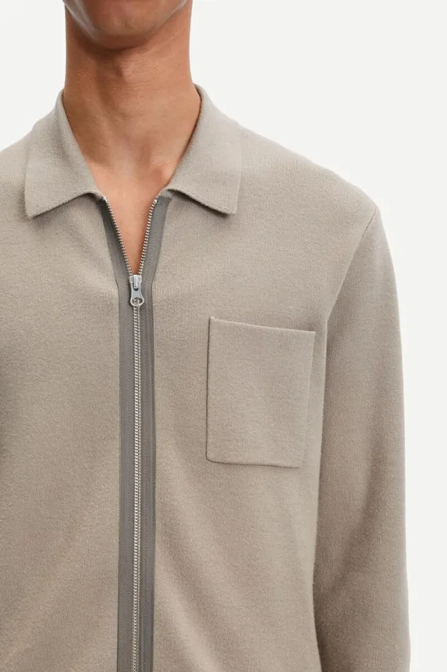 Man Guna X Zip 10490 Pure Cashmere Samse Samse Knitwear