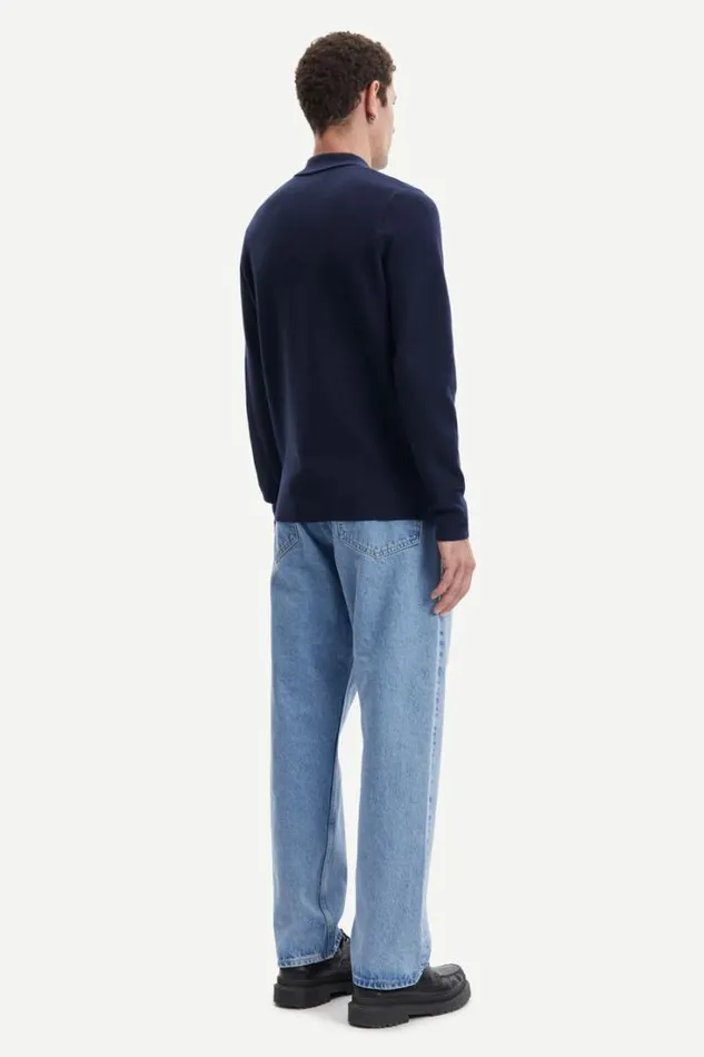 Man Guna X Zip 10490 Sky Captain Samse Samse Knitwear