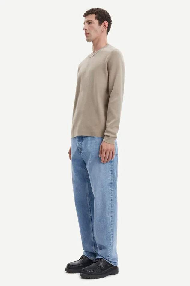 Man Gunan Crew Neck 10490 Pure Cashmere Samse Samse Knitwear Man Gunan Crew Neck 10490 Pure Cashmere Samse Samse Knitwear