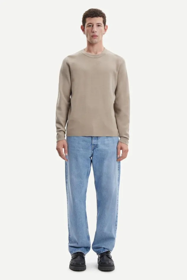 Man Gunan Crew Neck 10490 Pure Cashmere Samse Samse Knitwear Man Gunan Crew Neck 10490 Pure Cashmere Samse Samse Knitwear