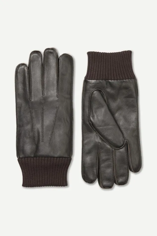 Man Hackney Gloves 8168 Dark Brown Samse Samse Gloves