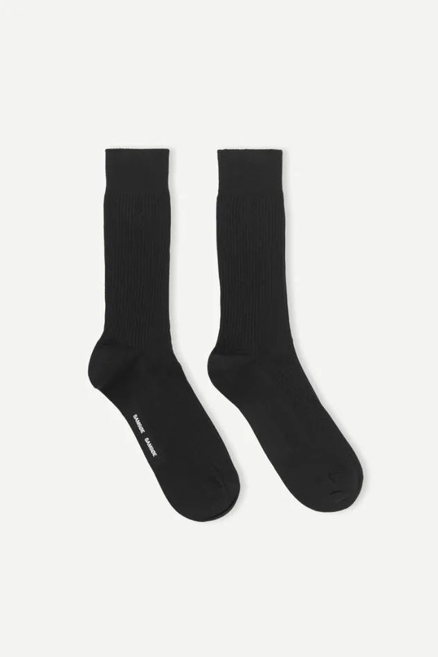 Man Hanse Socks 11690 Black Samse Samse Socks