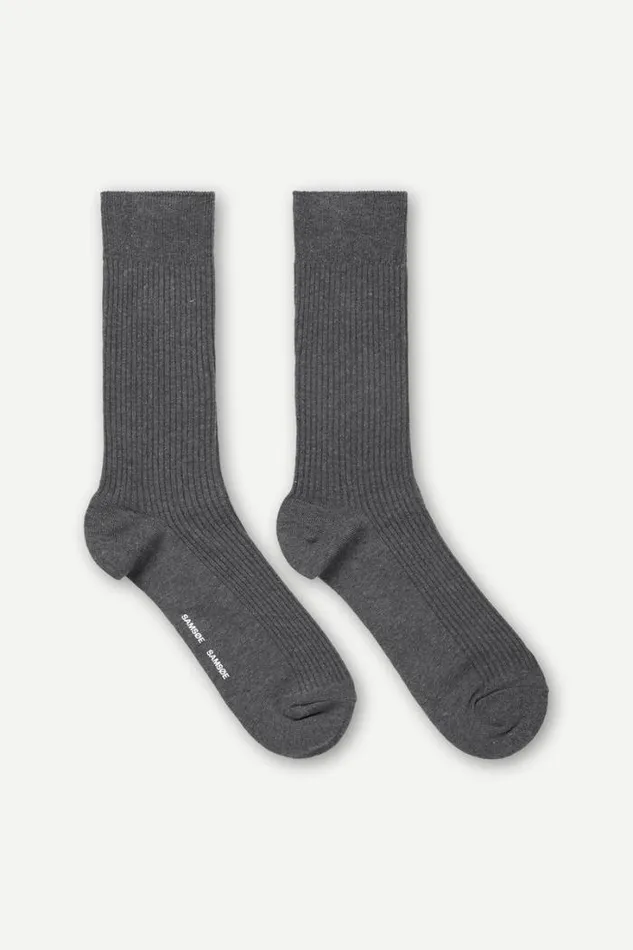 Man Hanse Socks 11690 Dark Grey Mel Samse Samse Socks