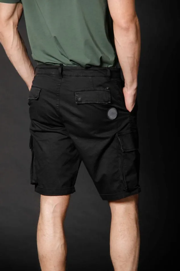 Man Havana Cargo Bermuda Limited Edition In Stretch Cotton Carrot Fit Mason039s Bermuda