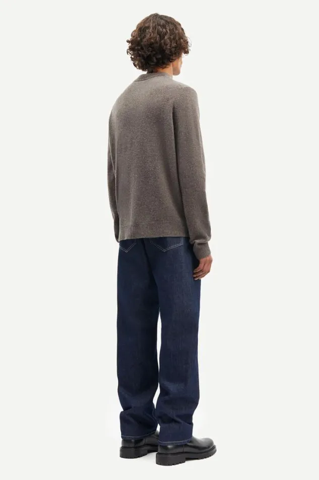 Man Isak Knit Sweater 15010 Major Brown Samse Samse Knitwear