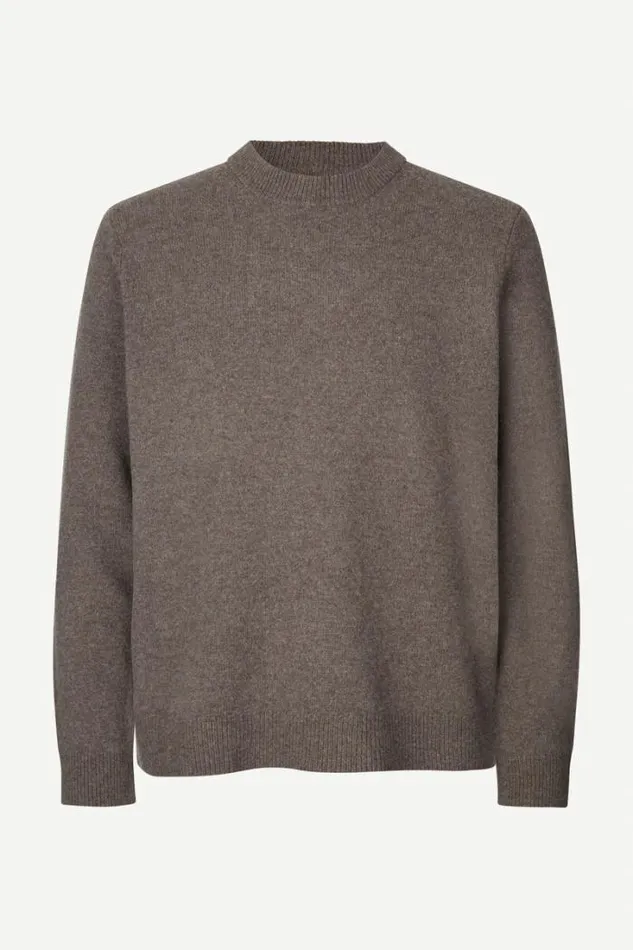 Man Isak Knit Sweater 15010 Major Brown Samse Samse Knitwear