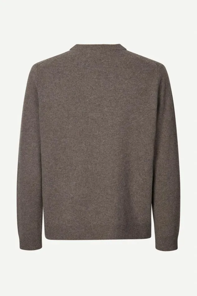 Man Isak Knit Sweater 15010 Major Brown Samse Samse Knitwear