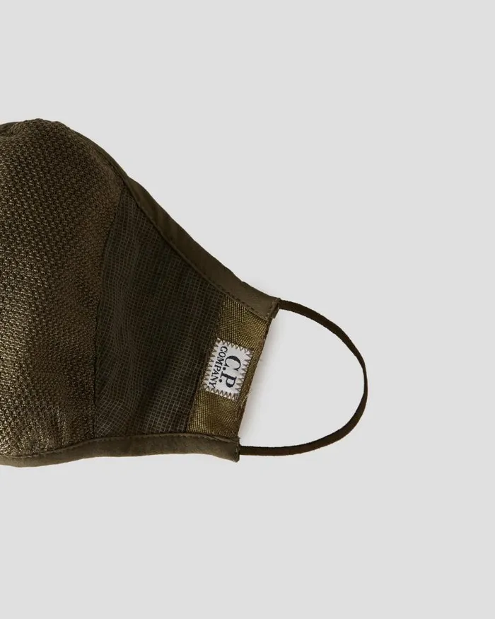 Man JMesh Mixed Face Mask Ivy Green CP Company Mask