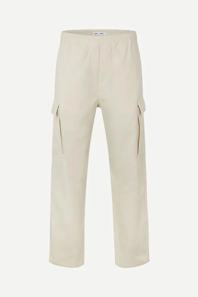 Man Jabari Cargo Trousers 14934 Clear Cream Samse Samse Trousers