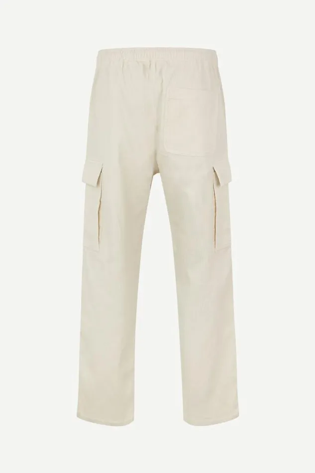 Man Jabari Cargo Trousers 14934 Clear Cream Samse Samse Trousers