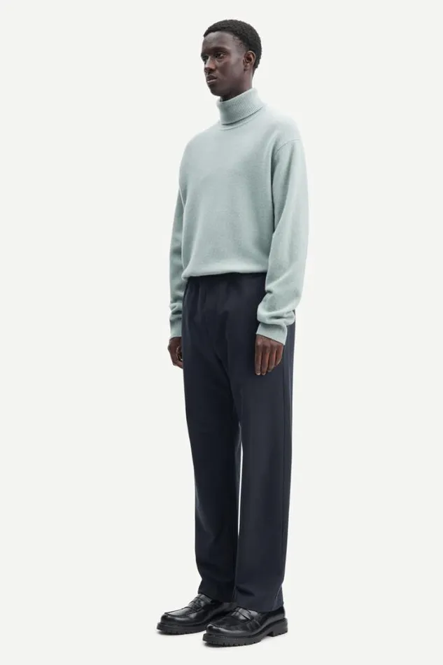 Man Jabari X Trousers 14931 Grey Pinstripe Samse Samse Trousers