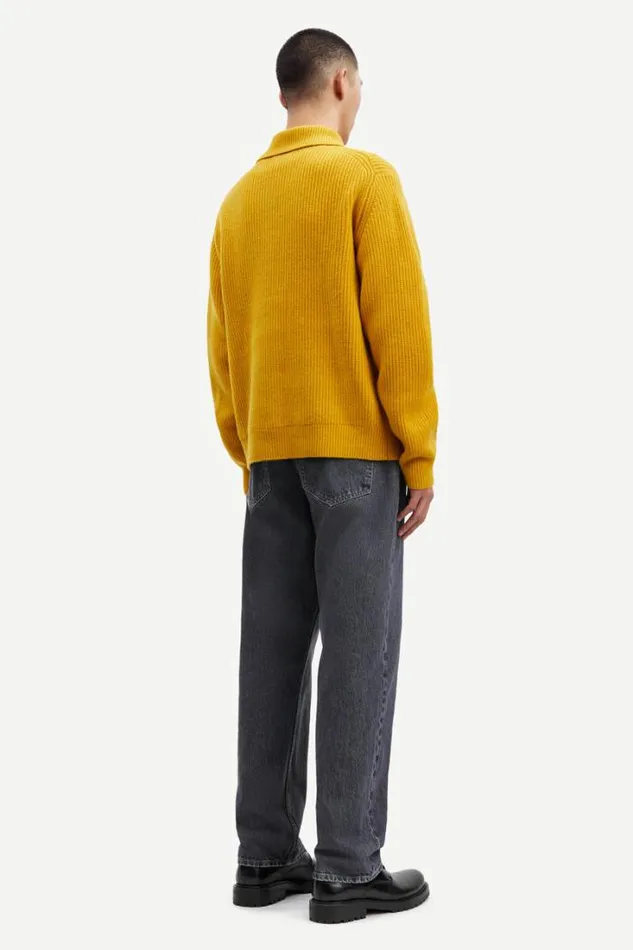 Man Jacks Half Zip 15010 Golden Spice Samse Samse Knitwear
