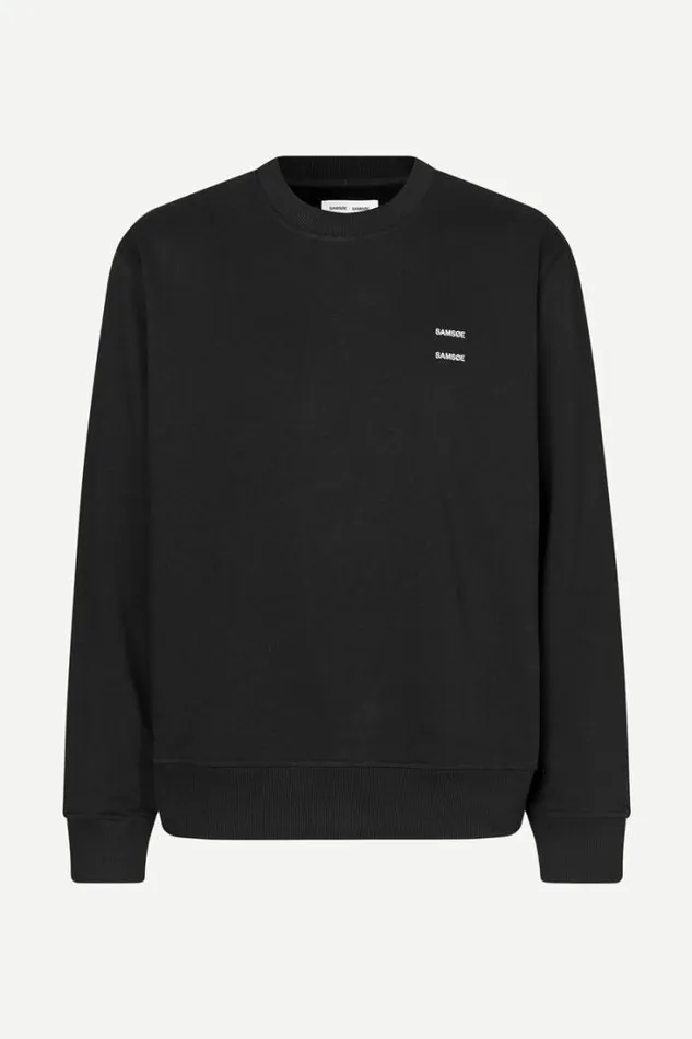 Man Joel Crew Neck 11414 Black Basic Samse Samse Sweatshirts and Hoodies Man Joel Crew Neck 11414 Black Basic Samse Samse Sweatshirts and Hoodies