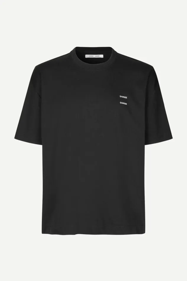 Man Joel Tshirt 11415 Black Basic Samse Samse Tshirts and Polos