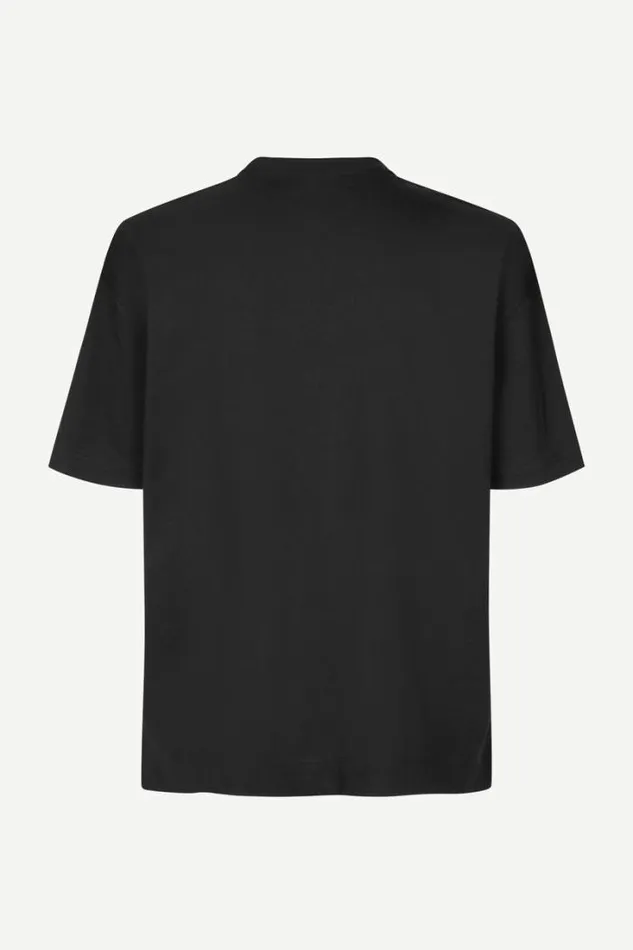 Man Joel Tshirt 11415 Black Basic Samse Samse Tshirts and Polos