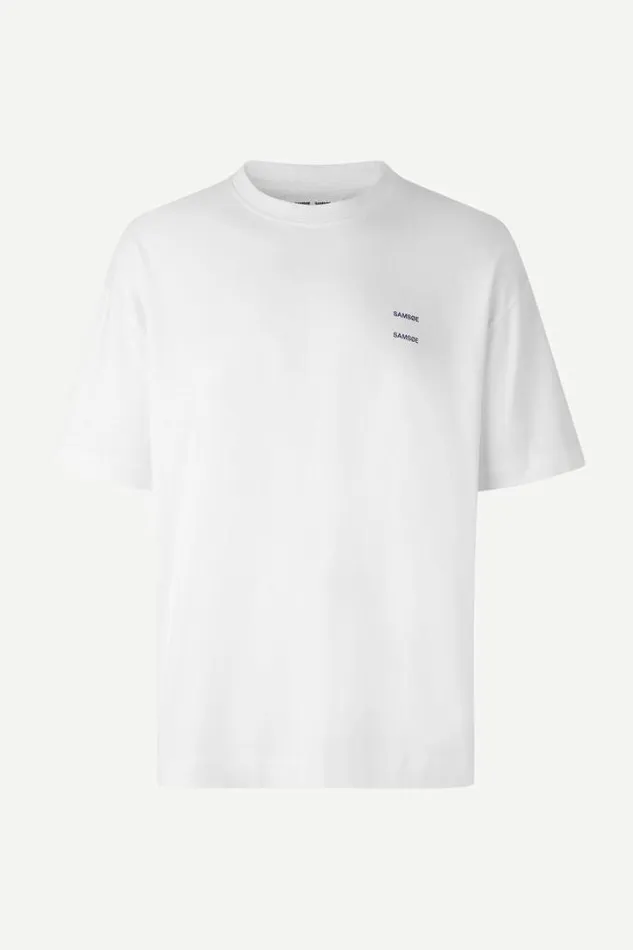 Man Joel Tshirt 11415 White Samse Samse Tshirts and Polos