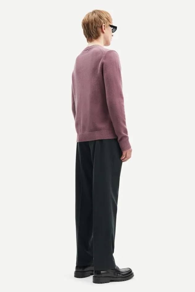 Man Johnny Trousers 14931 Grey Pinstripe Samse Samse Trousers