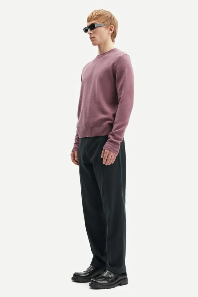 Man Johnny Trousers 14931 Grey Pinstripe Samse Samse Trousers
