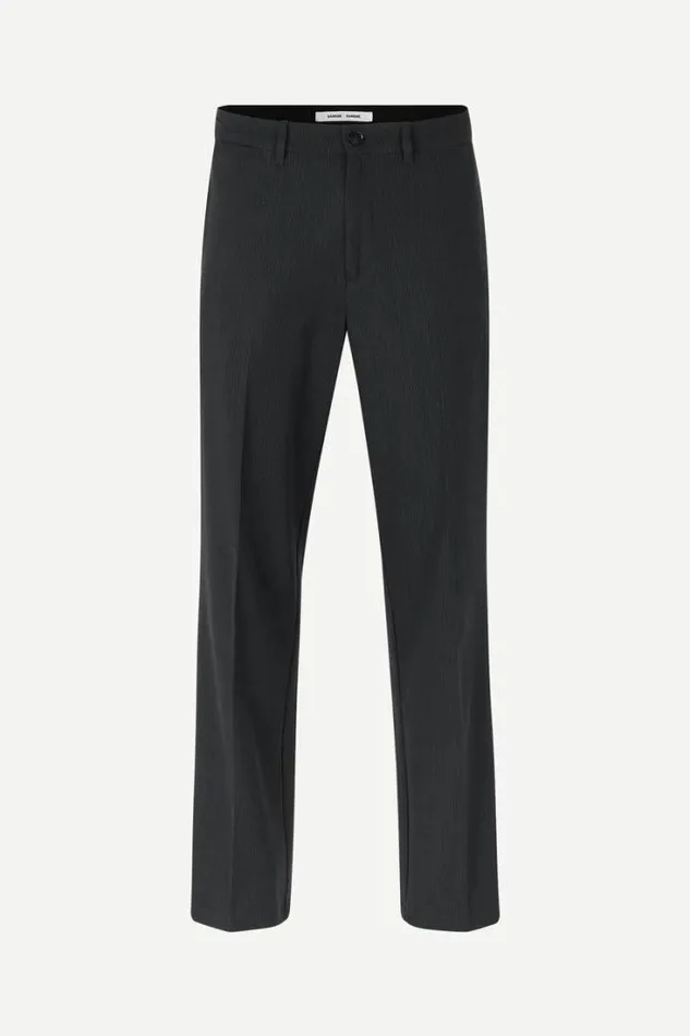 Man Johnny Trousers 14931 Grey Pinstripe Samse Samse Trousers