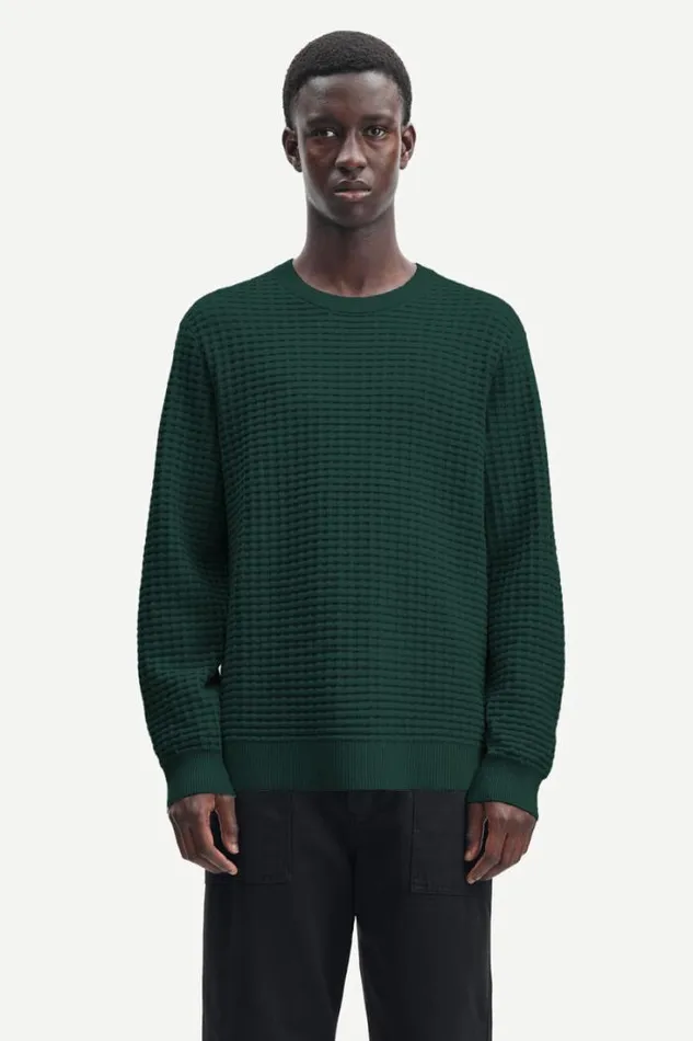 Man Jules Crew Neck 10490 Garden Topiary Samse Samse Knitwear