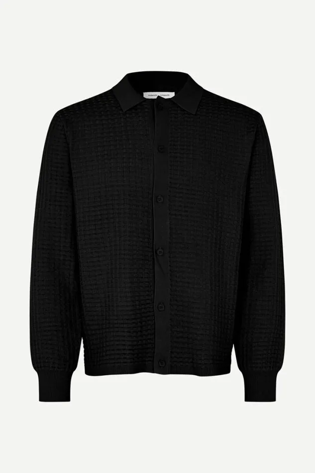 Man Jules Shirt 10490 Black Samse Samse Knitwear
