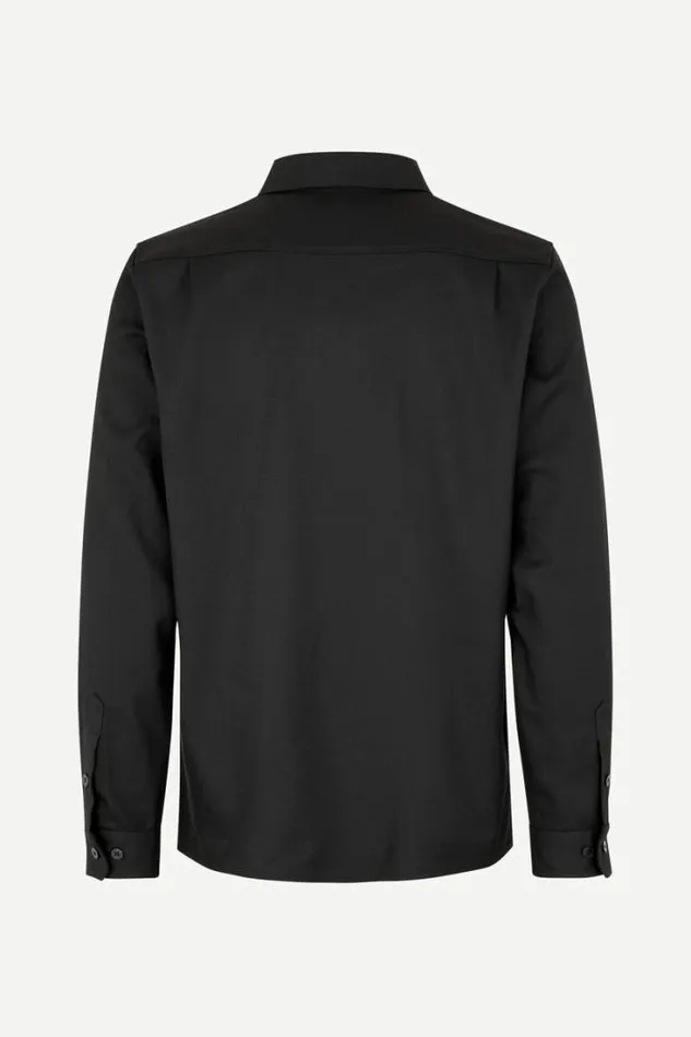 Man Kato X Zip Shirt 14930 Black Samse Samse Shirts