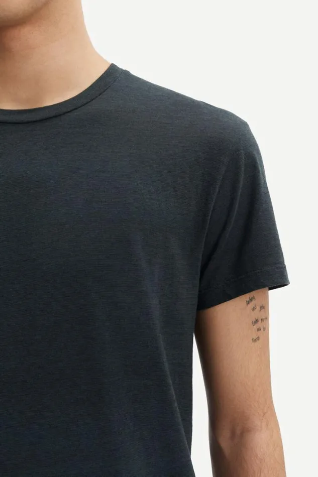 Man Kronos On Stripe 273 Spruceblack St Samse Samse Tshirts and Polos