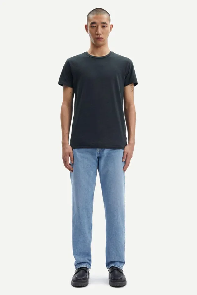 Man Kronos On Stripe 273 Spruceblack St Samse Samse Tshirts and Polos