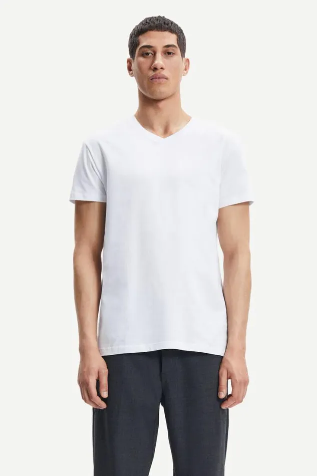 Man Kronos Vn Tshirt 273 White Samse Samse Tshirts and Polos
