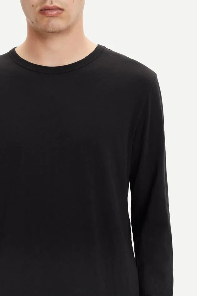 Man Lassen On Ls 2586 Black Samse Samse Tshirts and Polos Man Lassen On Ls 2586 Black Samse Samse Tshirts and Polos