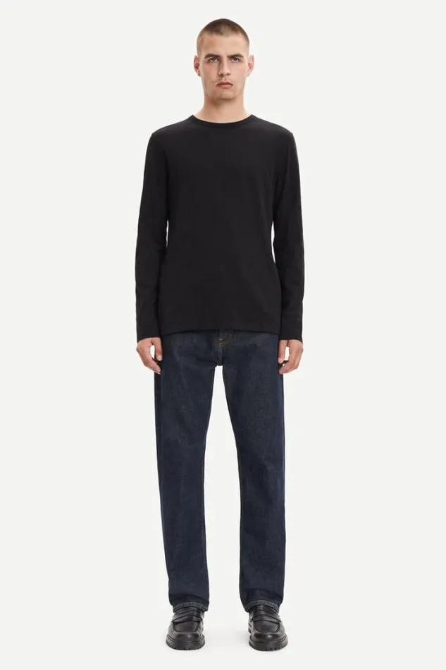 Man Lassen On Ls 2586 Black Samse Samse Tshirts and Polos Man Lassen On Ls 2586 Black Samse Samse Tshirts and Polos