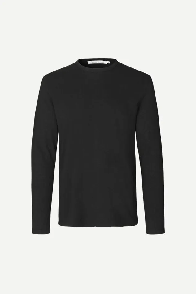 Man Lassen On Ls 2586 Black Samse Samse Tshirts and Polos Man Lassen On Ls 2586 Black Samse Samse Tshirts and Polos