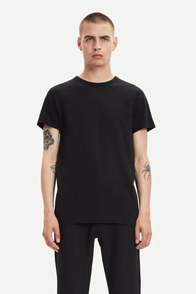 Man Lassen On Ss 2586 Black Samse Samse Tshirts and Polos
