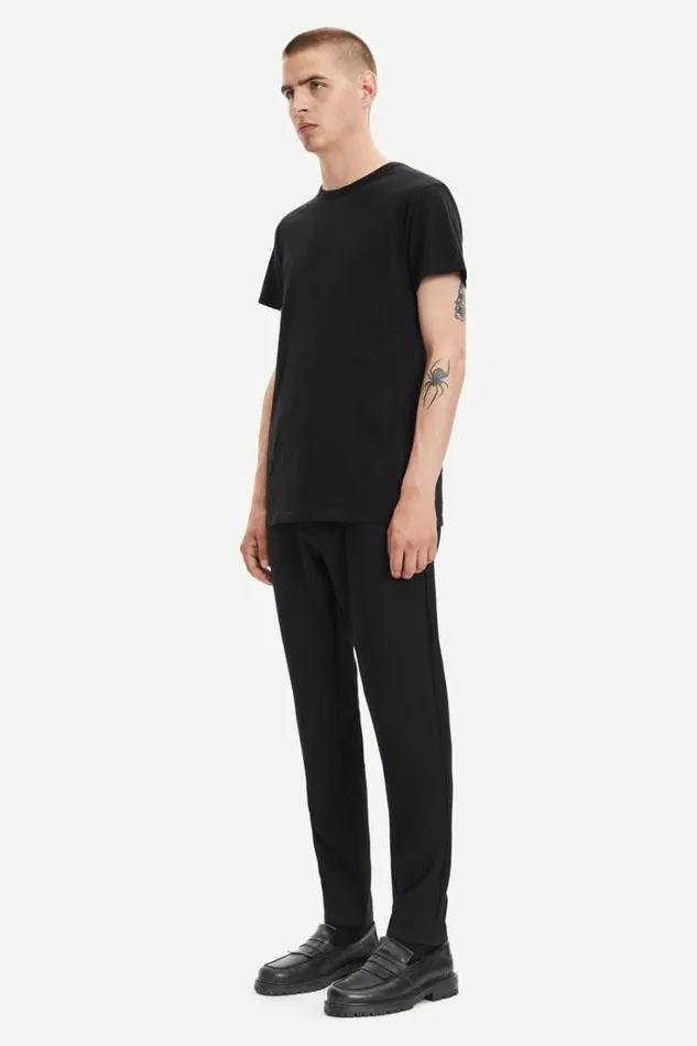Man Lassen On Ss 2586 Black Samse Samse Tshirts and Polos Man Lassen On Ss 2586 Black Samse Samse Tshirts and Polos