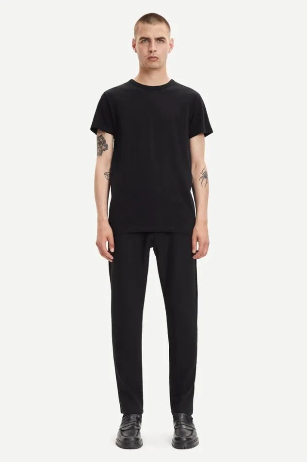 Man Lassen On Ss 2586 Black Samse Samse Tshirts and Polos Man Lassen On Ss 2586 Black Samse Samse Tshirts and Polos