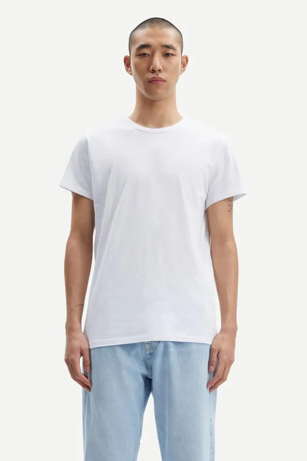 Man Lassen On Ss 2586 White Samse Samse Tshirts and Polos