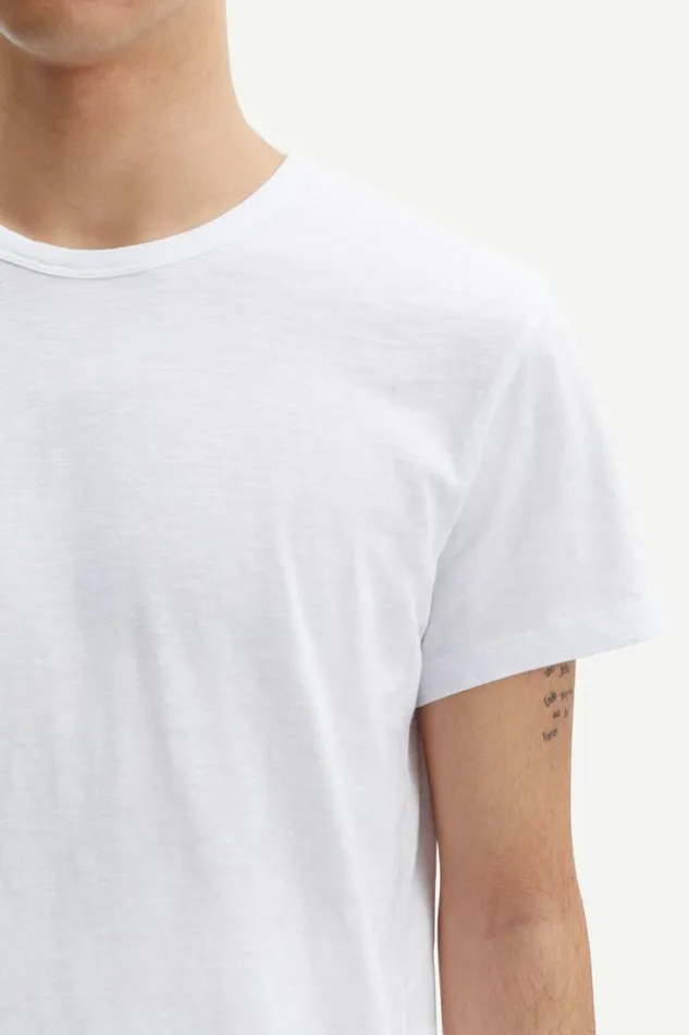 Man Lassen On Ss 2586 White Samse Samse Tshirts and Polos