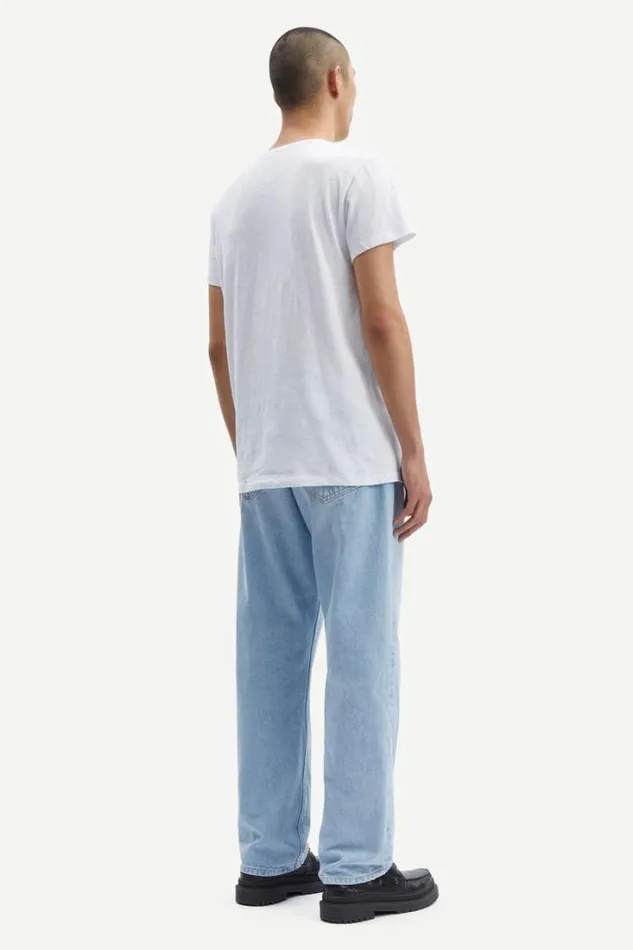Man Lassen On Ss 2586 White Samse Samse Tshirts and Polos