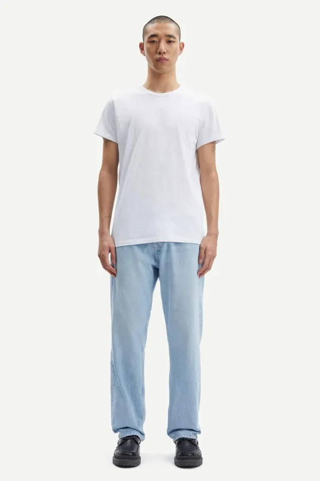 Man Lassen On Ss 2586 White Samse Samse Tshirts and Polos