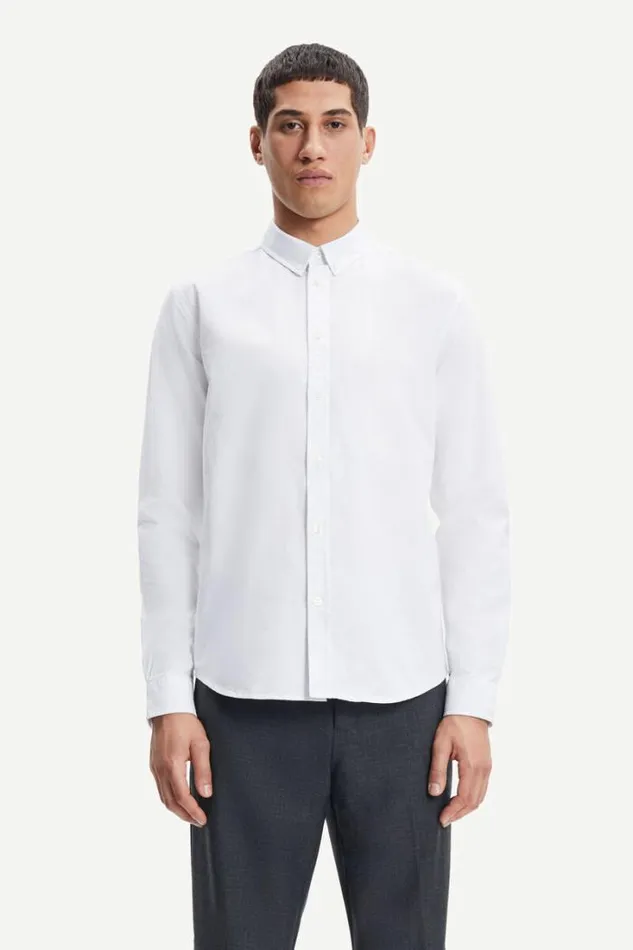Man Liam BX 8111 White Samse Samse Shirts