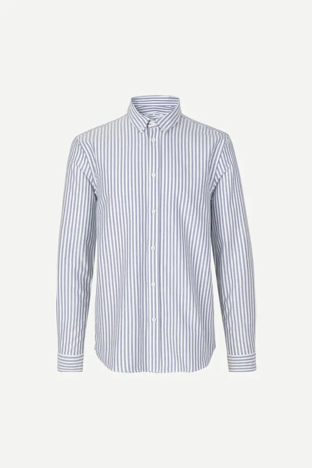Man Liam BX Shirt 11246 Blue White St Samse Samse Shirts