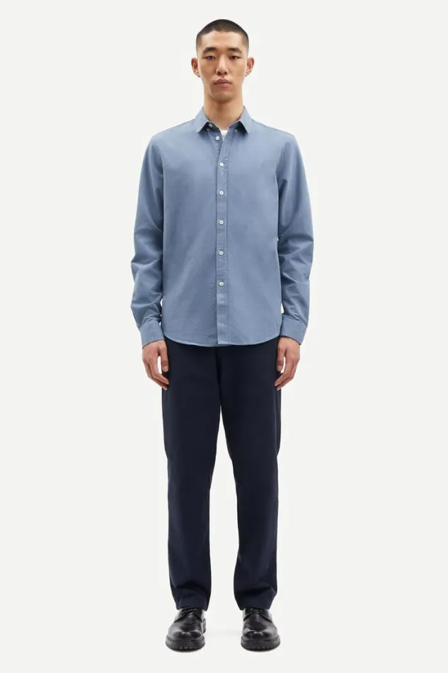 Man Liam BX Shirt 11389 Blue Mirage Samse Samse Shirts