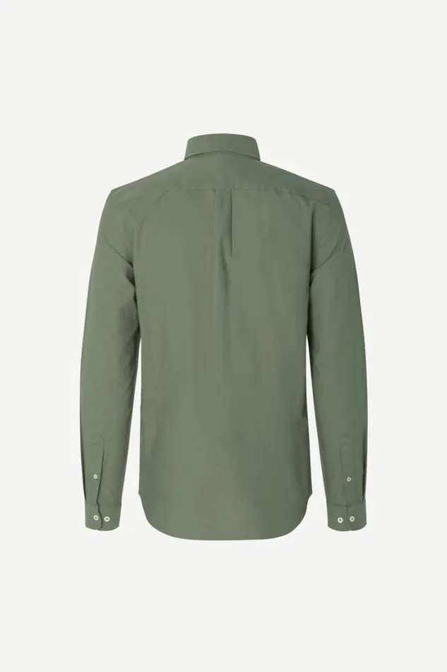 Man Liam BX Shirt 11389 Deep Lichen Green Samse Samse Shirts