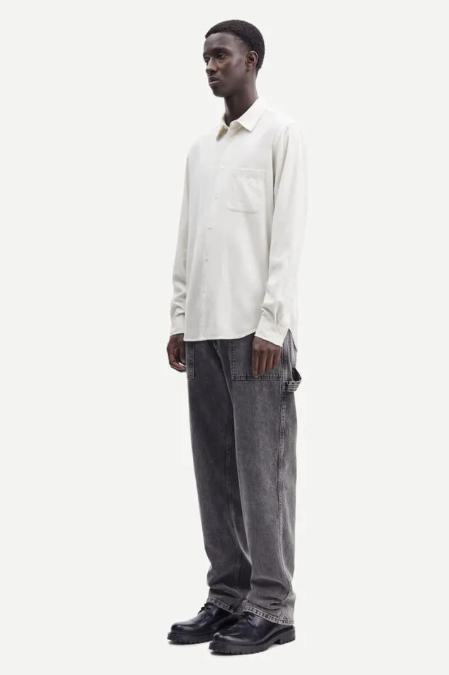 Man Liam FF Shirt 14747 Clear Cream Samse Samse Shirts