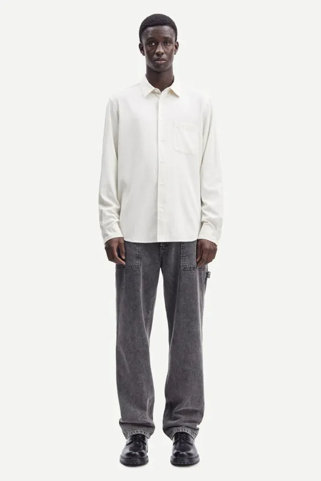 Man Liam FF Shirt 14747 Clear Cream Samse Samse Shirts